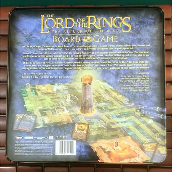 Lord of the Rings  Return of the King Board Game Open Box Complete - Picture 2 of 6